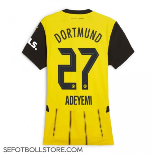 Borussia Dortmund Karim Adeyemi #27 Replika Hemmatröja Dam 2024-25 Kortärmad